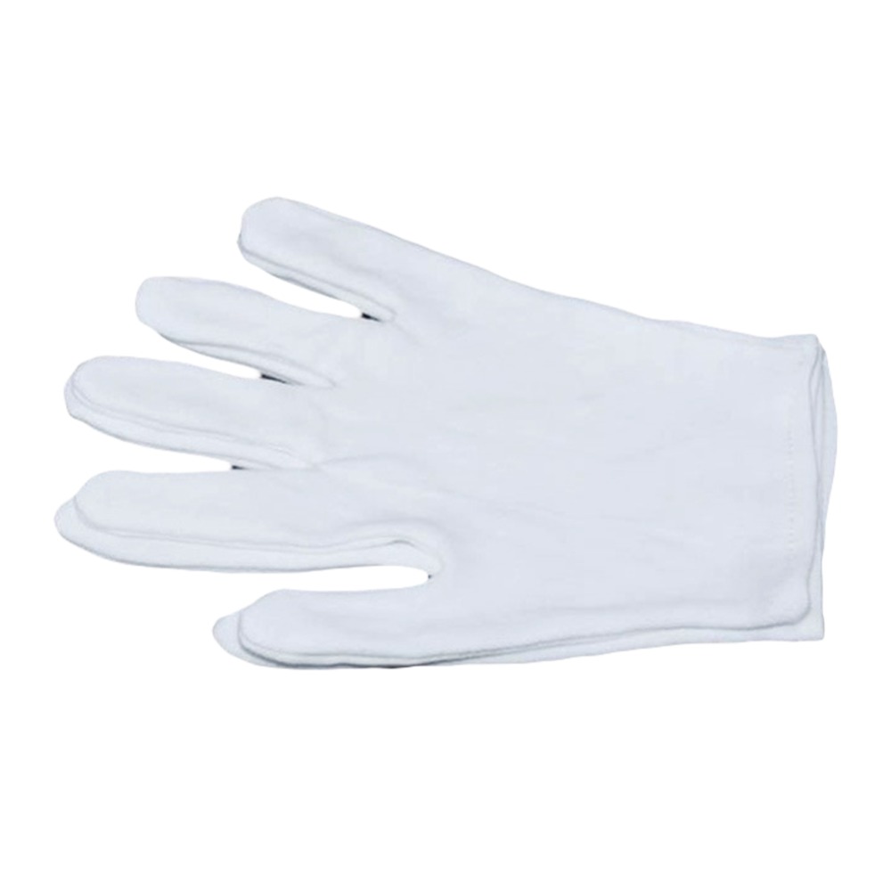 Woodworking Gloves - 24 Stück weiße Baumwoll-Arbeitshandschuhe, 8,46 Zoll,