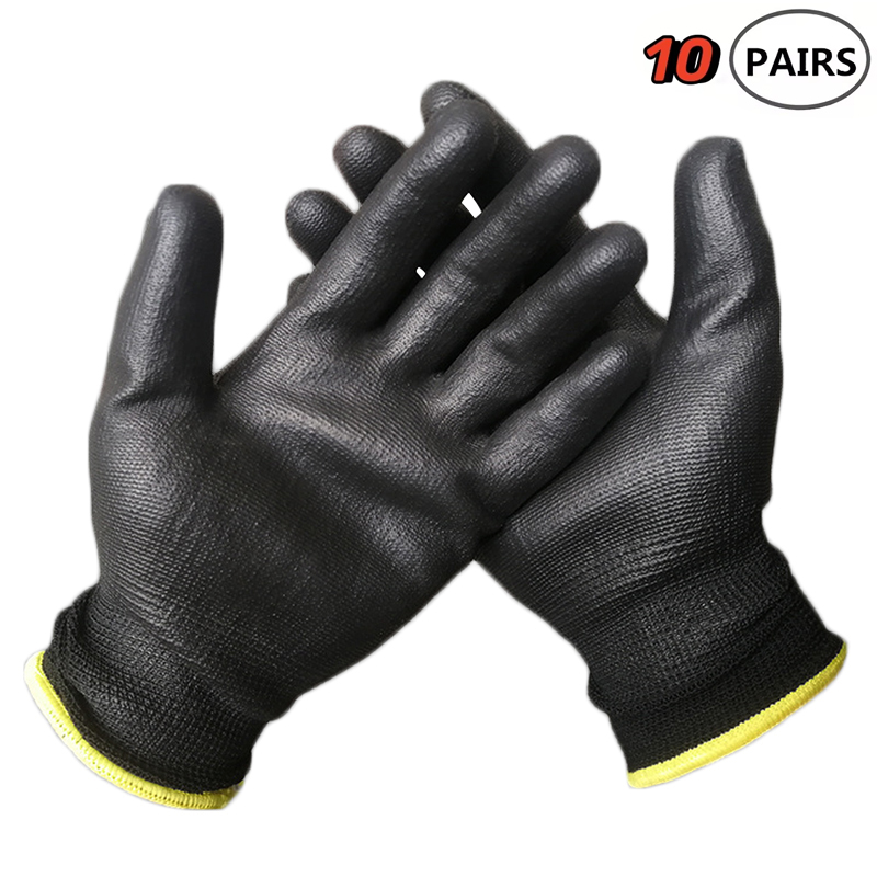 Woodworking Gloves - 20 Stück schützende Arbeitshandschuhe, verschleißfest, rutschfest,