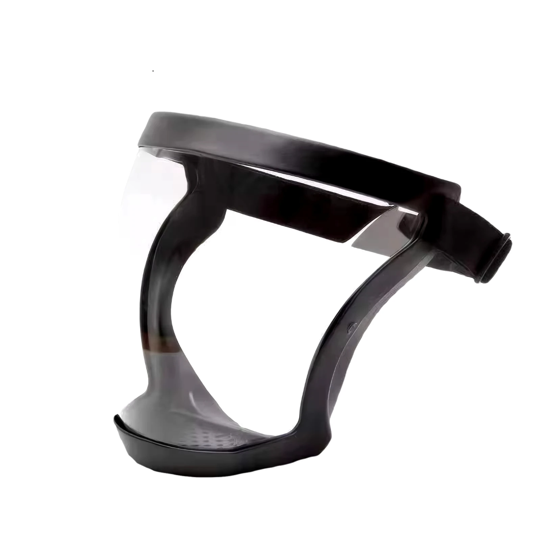 Woodworking Face Shield - Transparente Vollgesichtsschutzmaske mit verstellbarer Schnalle -