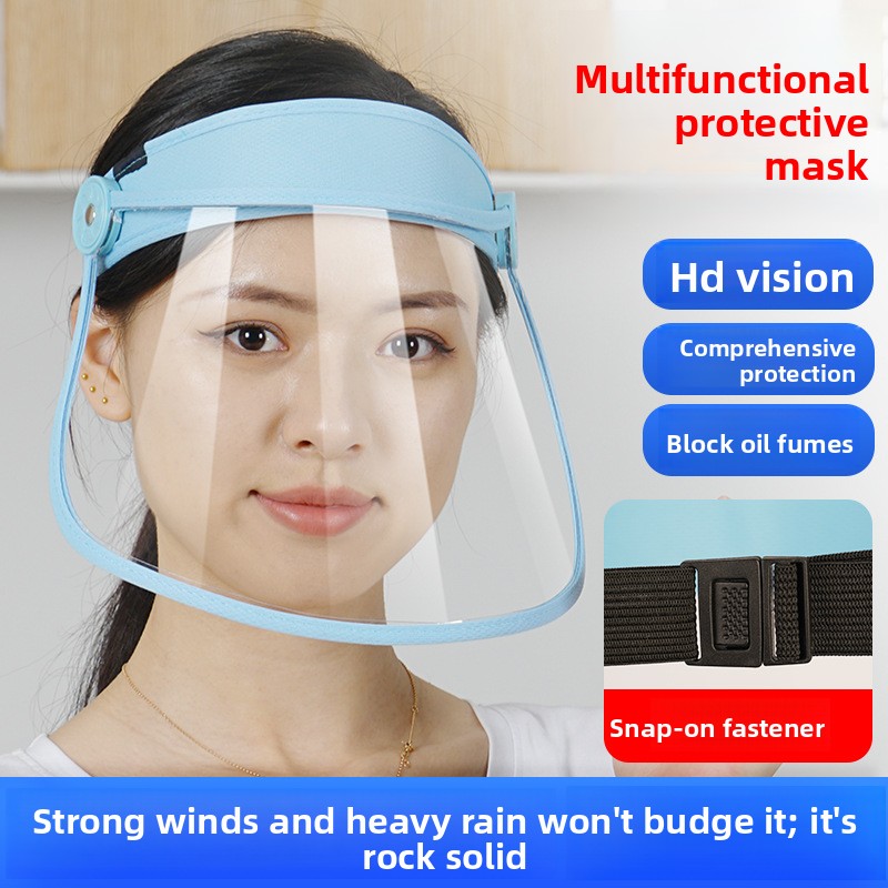 Woodworking Face Shield - Verstellbarer Kopfband-Gesichtsschutz, regen- und stoßfest, für