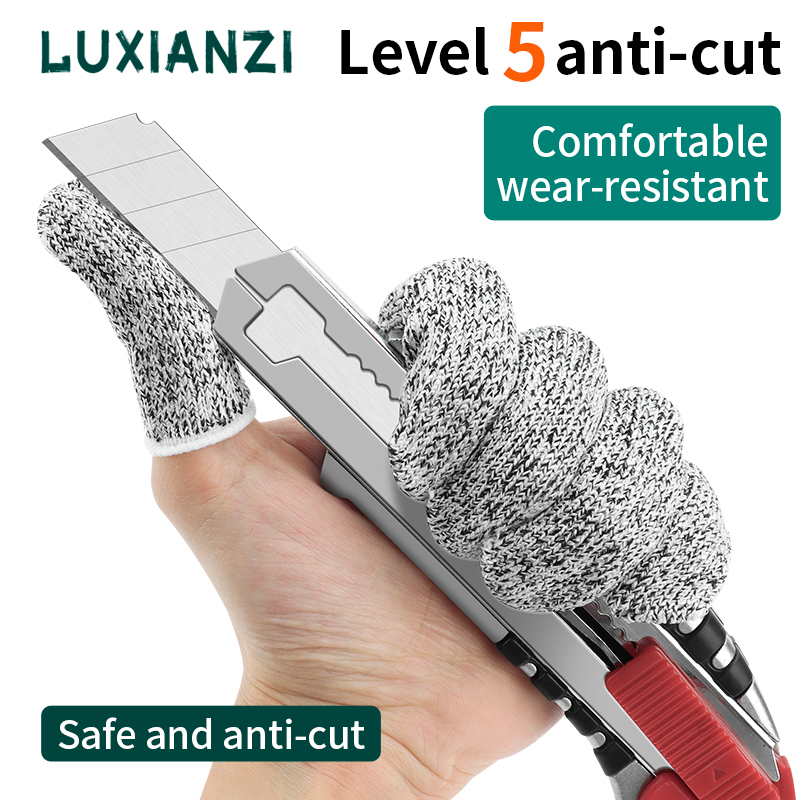 Woodworking Gloves - Luxianzi stücke Anti-Schnitt-Finger betten Level 5