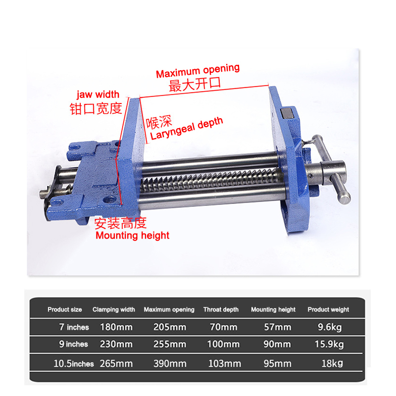 9 Zoll Kohlenstoffstahl Holzbe – Woodworking Vice Quick Release Bewertung und Preis