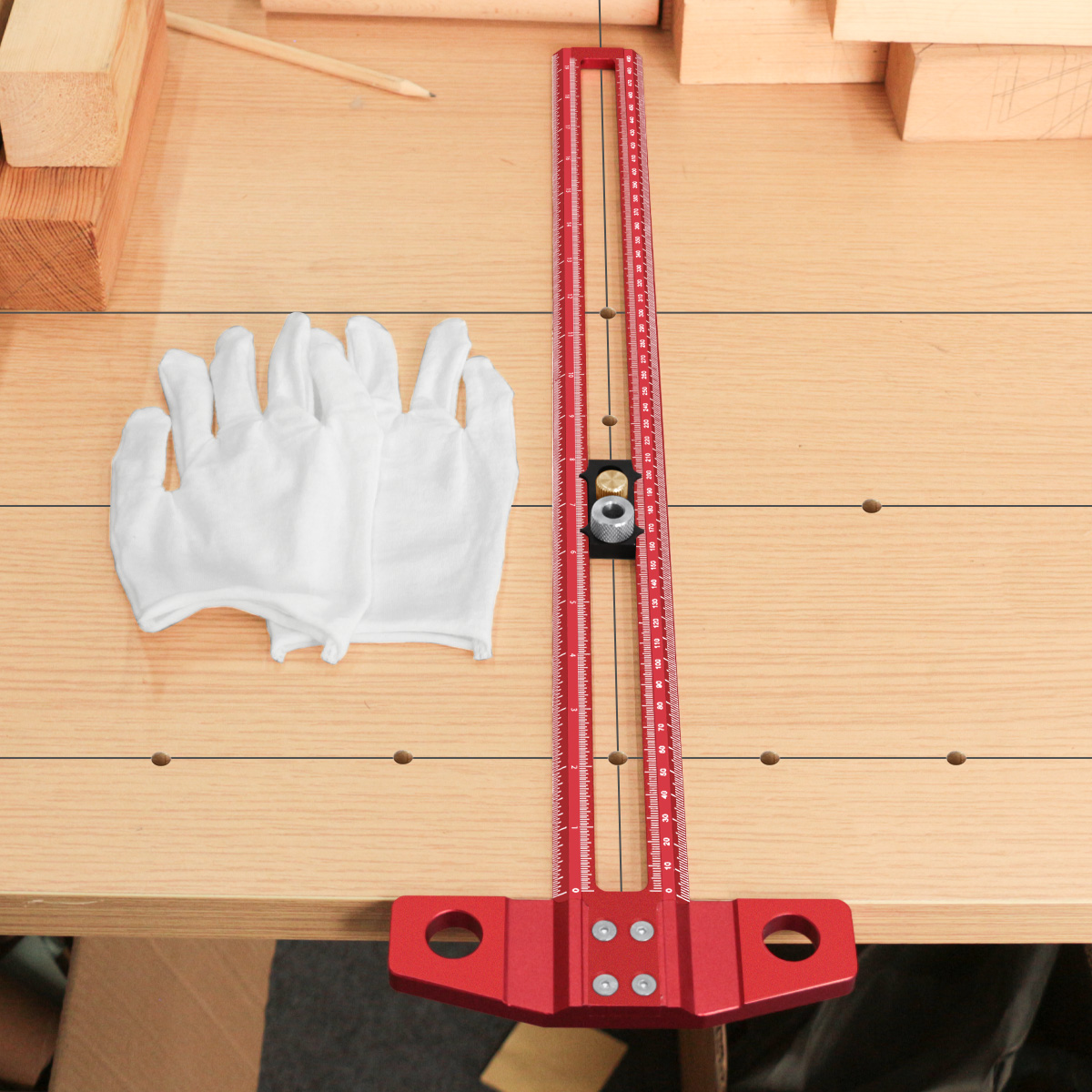 500mm Aluminium T-Winkel-Marki – Woodworking Gloves Bewertung und Preis