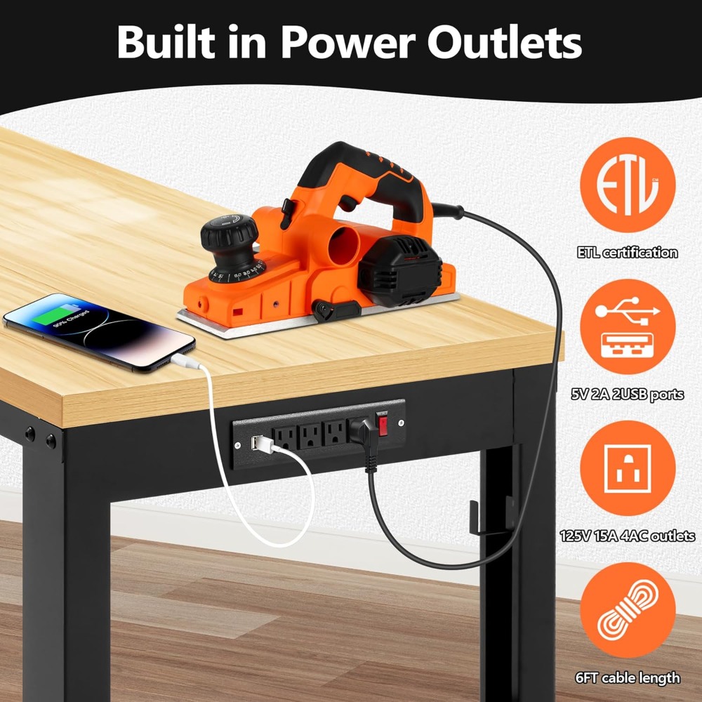 Verstellbare Werkbank, robuste – Workbench Woodworking Bewertung und Preis