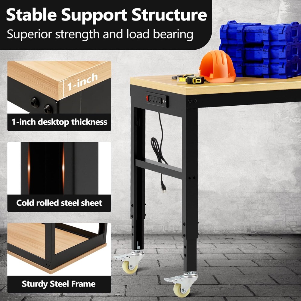 Verstellbare Werkbank, robuste – Workbench Woodworking Bewertung und Preis
