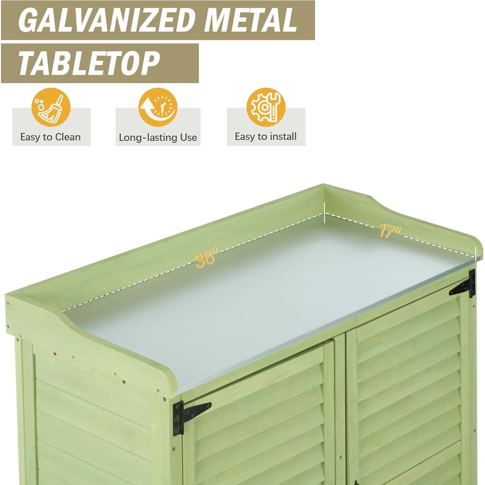 Outdoor-Pflanzbank mit Metall- – Workbench Woodworking Bewertung und Preis