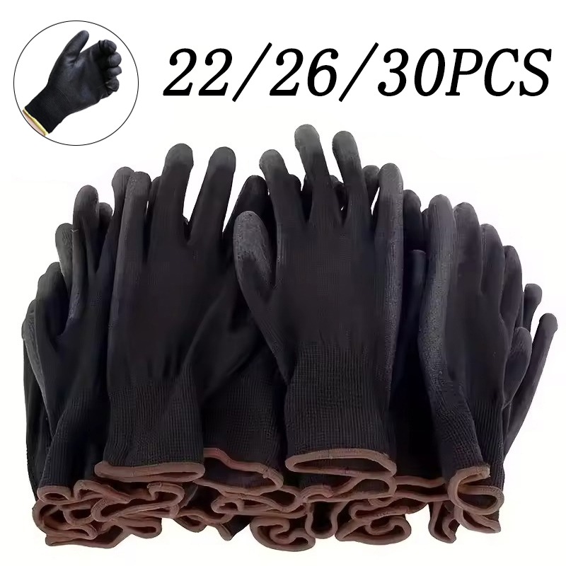 22/26/30PCS PU-Beschichtung Ha – Woodworking Gloves Bewertung und Preis