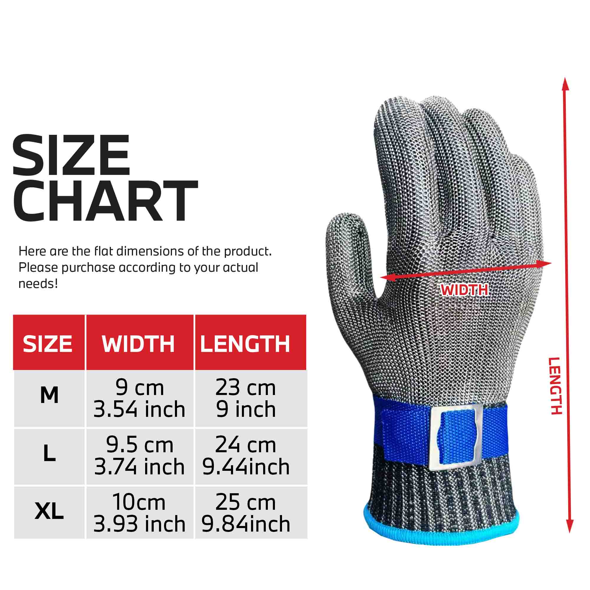 Level 9 Edelstahl-Netz-Sicherh – Woodworking Gloves Bewertung und Preis