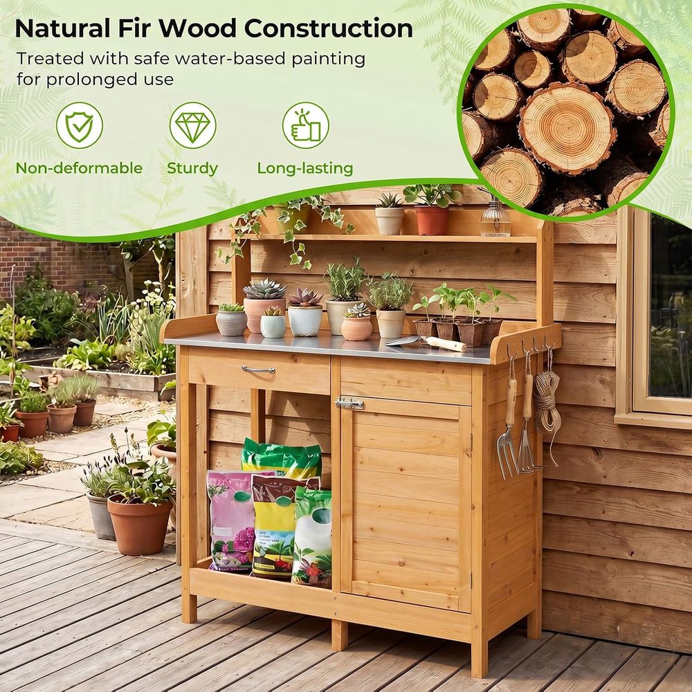 Outdoor-Pflanztisch aus Holz m – Workbench Woodworking Bewertung und Preis