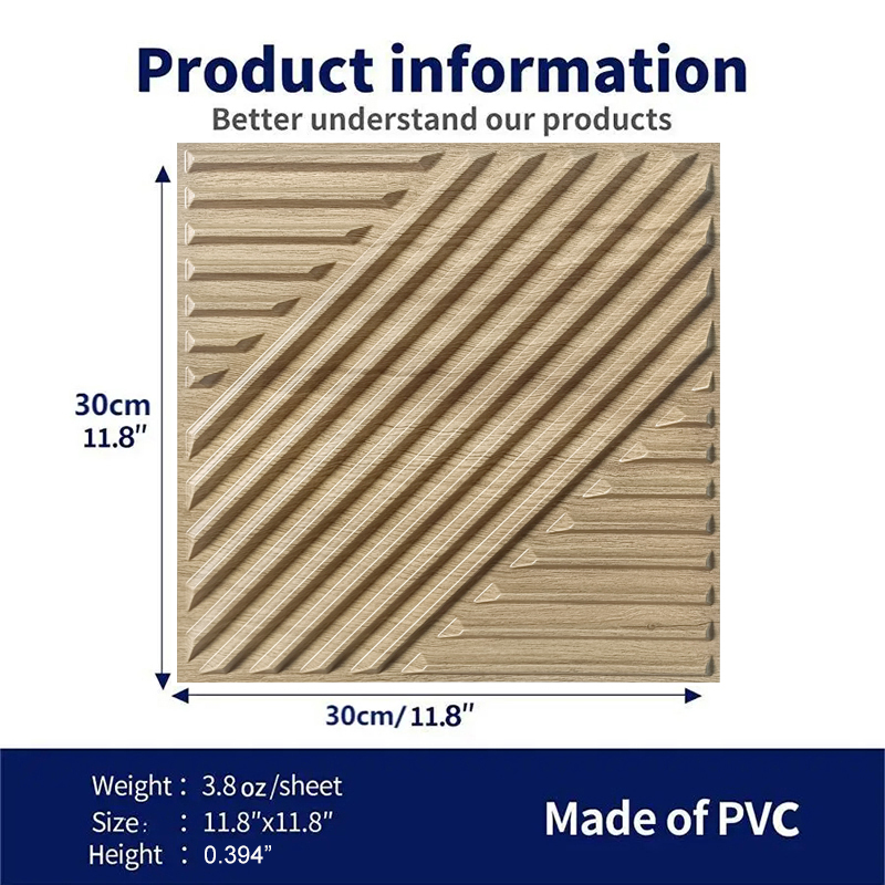 12 Stück 3D-Wandpaneel, 30 x 3 – Woodworking Zone Bewertung und Preis